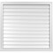 Ekena Millwork Vertical Surface Mount PVC Gable Vent: Functional, w/ 2"W x 2"P Brickmould Sill Frame, 38"W x 36"H GVPVE38X3603SF - alternate 1